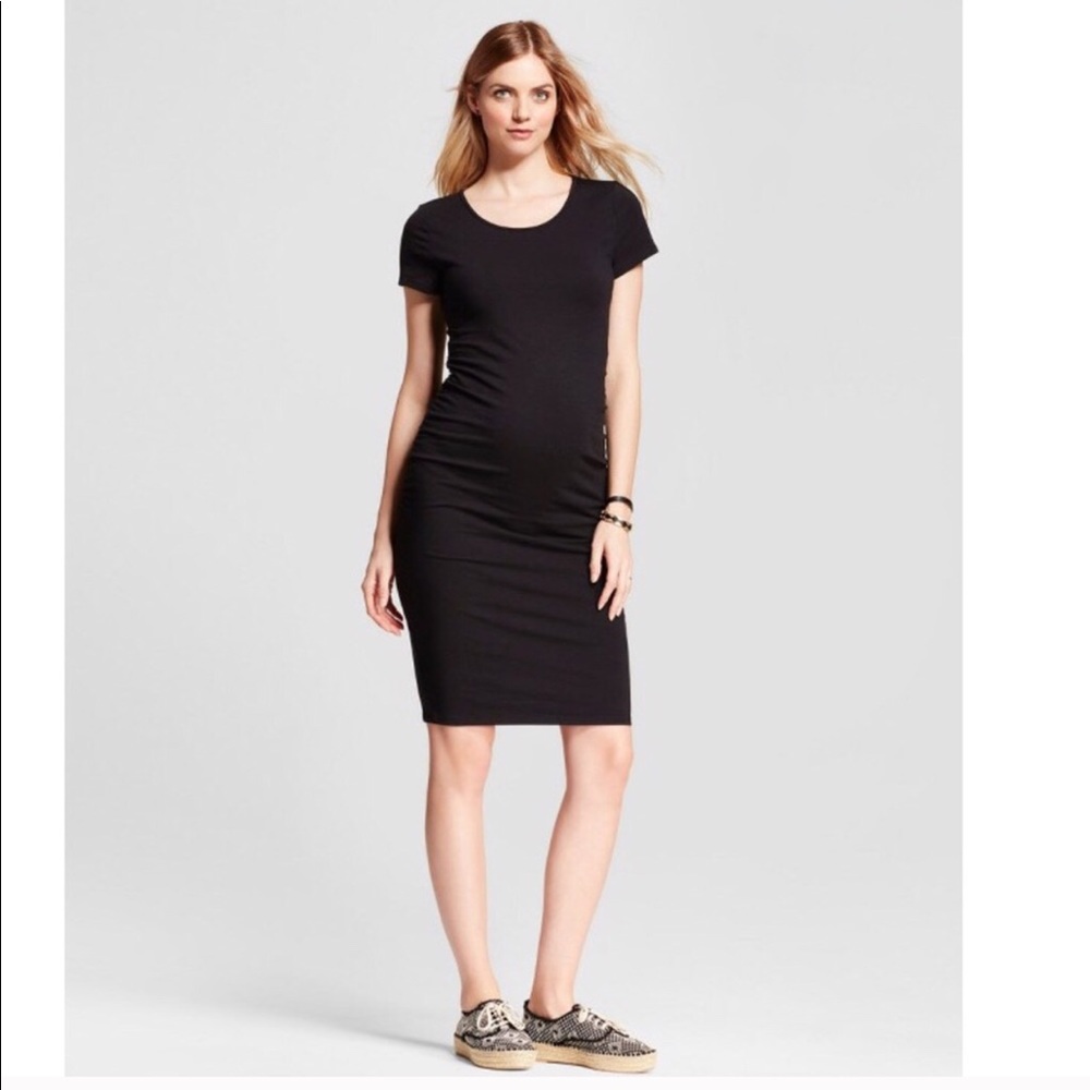 SHORT SLEEVED MATERNITY T SHIRT DRESS SIZE MEDIUM